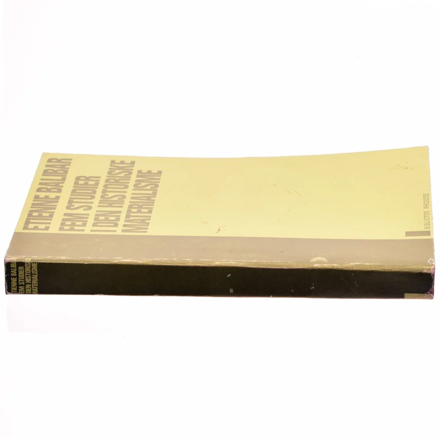 Fem studier i den historiske materialisme af Etienne Balibar (bog)