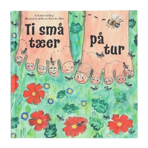 Ti små tæer på tur af Lotte Salling (Bog)