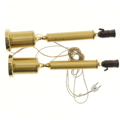 Messing bordlamper (str. 57 cm)