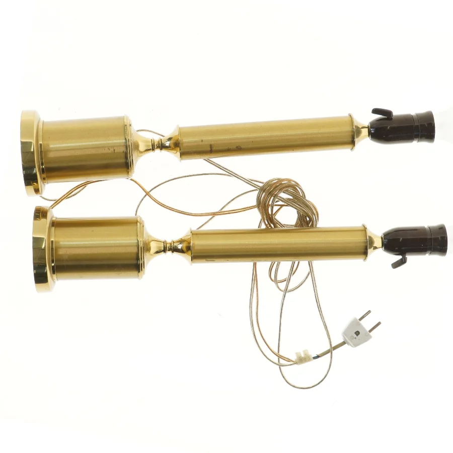 Messing bordlamper (str. 57 cm)