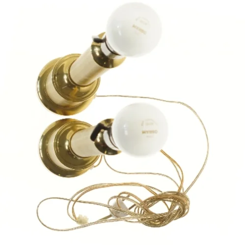 Messing bordlamper (str. 57 cm)