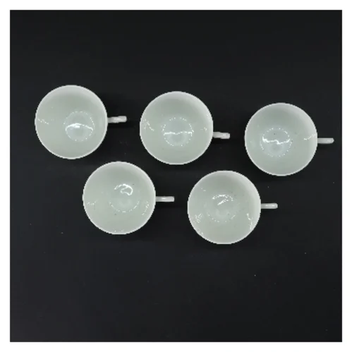 5 stk hvide porcelænskopper med riflet mønster fra Royal Copenhagen (str. 5 stk Ø 7,5 cm længde 6,5 cm)