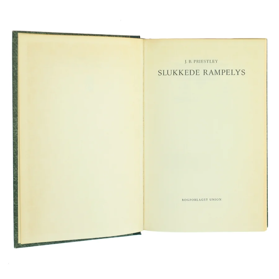 Slukkede rampelys af J. B. Priestley (Bog)