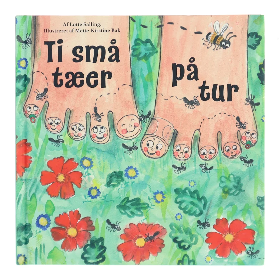 Ti små tæer på tur af Lotte Salling (Bog)