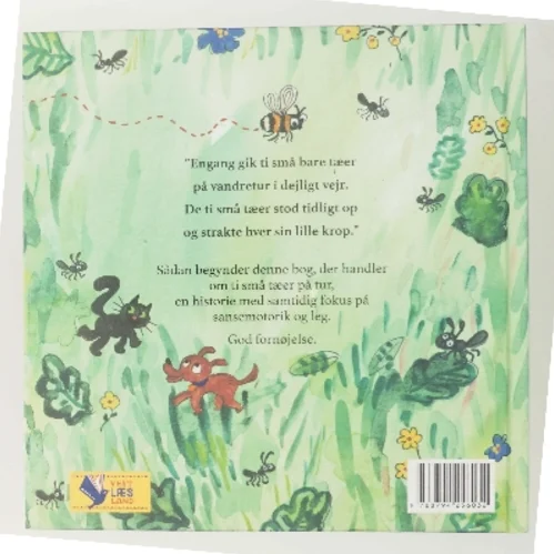 Ti små tæer på tur af Lotte Salling (Bog)