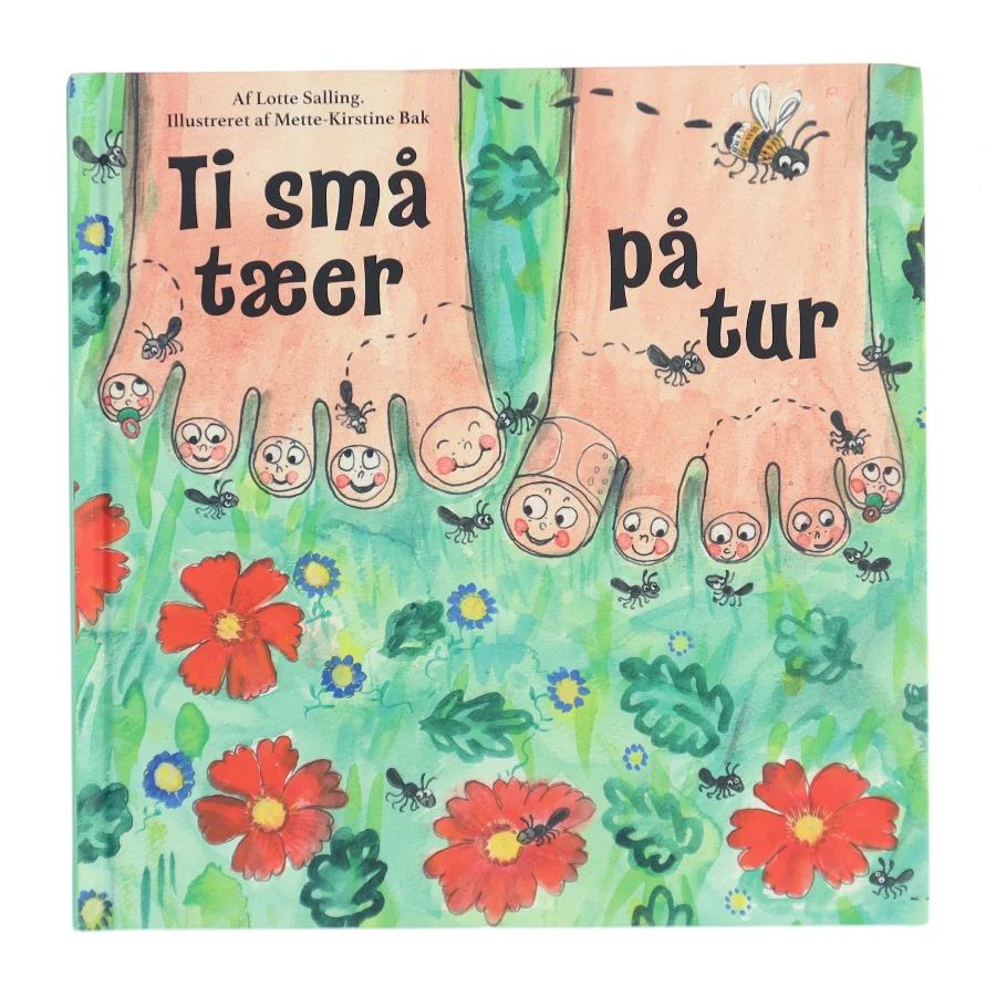 Ti små tæer på tur af Lotte Salling (Bog)