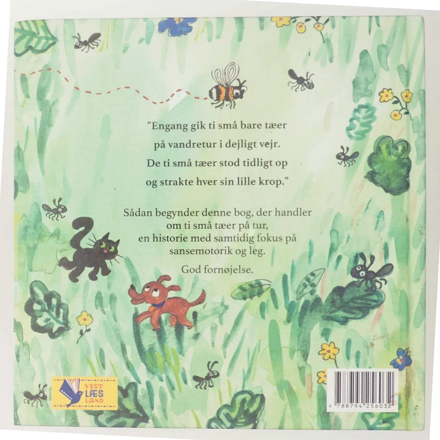 Ti små tæer på tur af Lotte Salling (Bog)