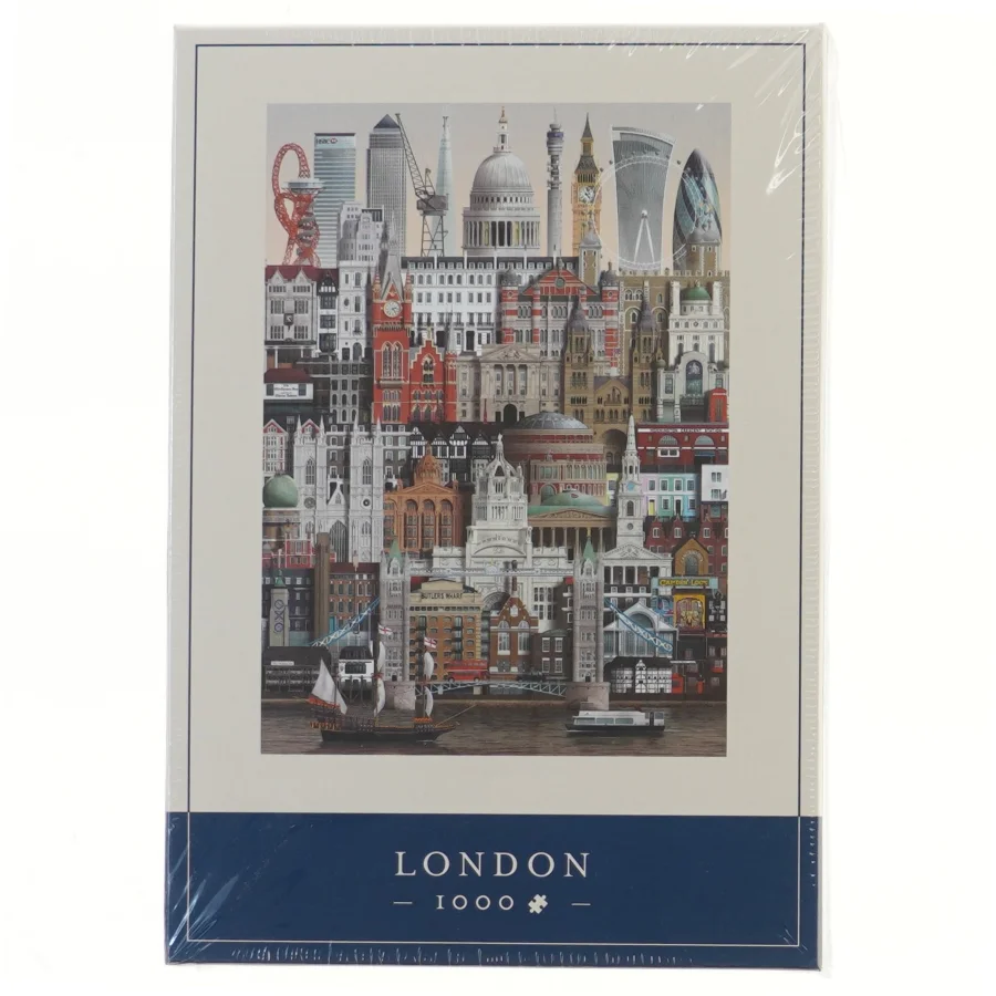 London puslespil med 1000 brikker fra Martin Schwartz (str. 1000 brikker cm)