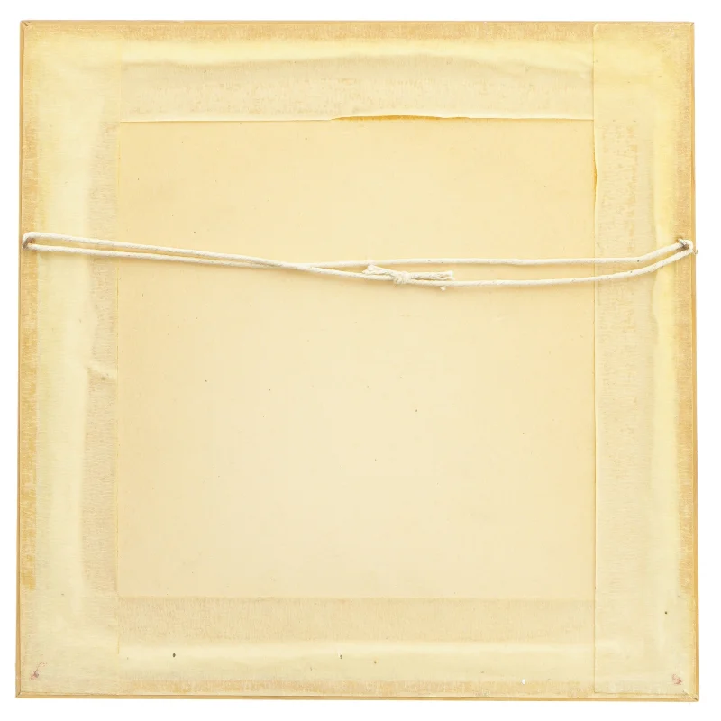 Broderet billede med svane (str. 27x27 cm)