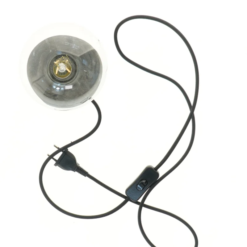 Sort bordlampe fra IKEA (str. 24x12 cm)