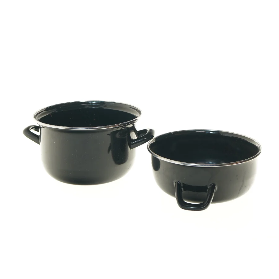  moules frites gryde. (Ø 16x20 cm)str. Ø 19,5 cm længde 19 cm)