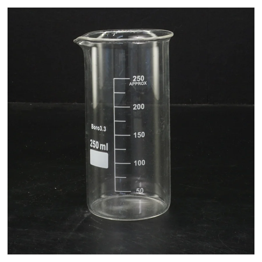 250 ml måleglas (str. Ø 7 cm længde 12,5 cm)