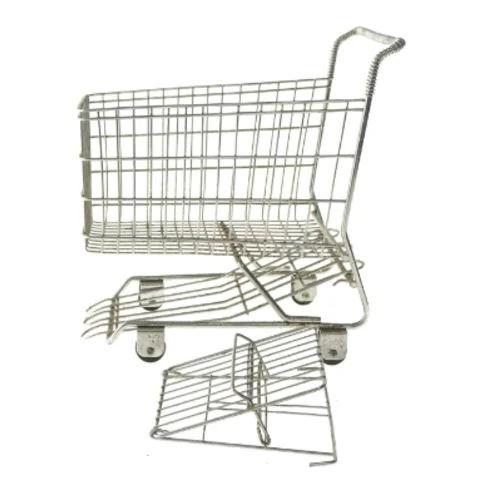 Miniature indkøbsvogn (str. 27x31 cm)