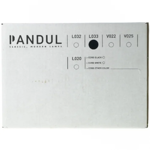 Jørgen Gammelgaard lampe for Pandul, Tip Top 3 Pendel fra Pandul (str. 25,5 cm)