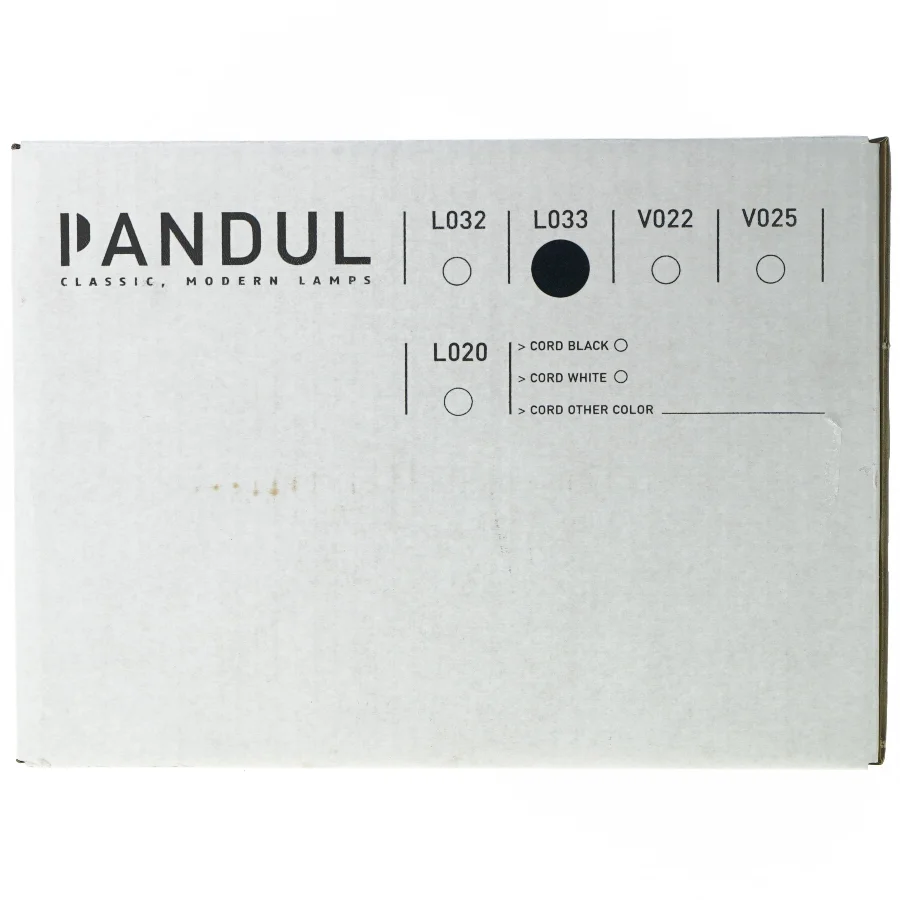 Jørgen Gammelgaard lampe for Pandul, Tip Top 3 Pendel fra Pandul (str. 25,5 cm)