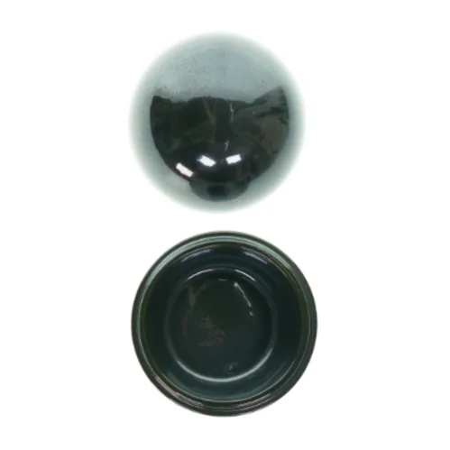 Cirkulær krukke med låg (str. Ø: 11)