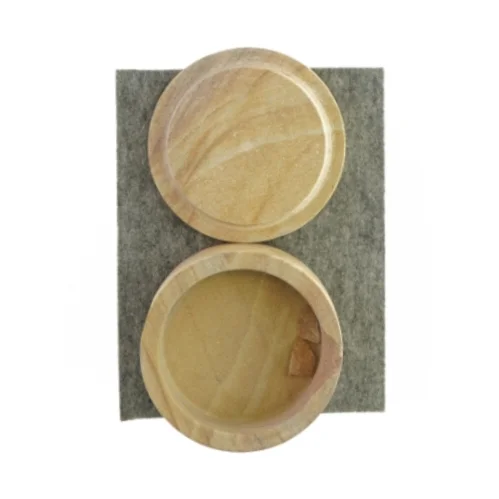 Sten krukke med låg fra Skjalm P 