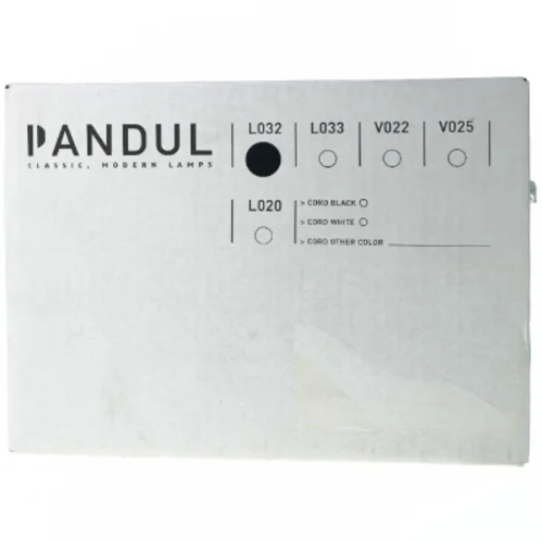 Jørgen Gammelgaard lampe for Pandul, Tip Top 2 Pendel fra Pandul (str. 19,5 cm)