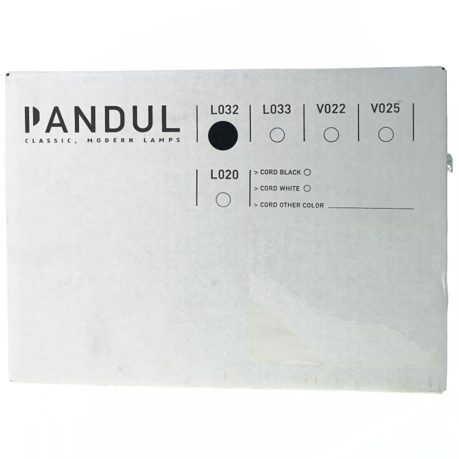 Jørgen Gammelgaard lampe for Pandul, Tip Top 2 Pendel fra Pandul (str. 19,5 cm)