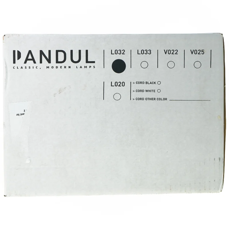 Jørgen Gammelgaard lampe for Pandul, Tip Top 2 Pendel fra Pandul (str. 19,5 cm)