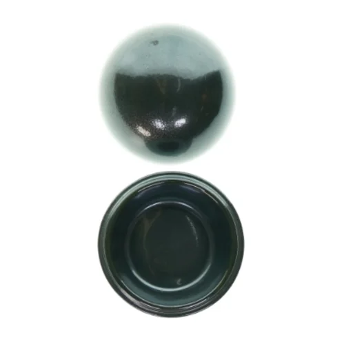 Cirkulær krukke med låg  (str. Ø: elve)