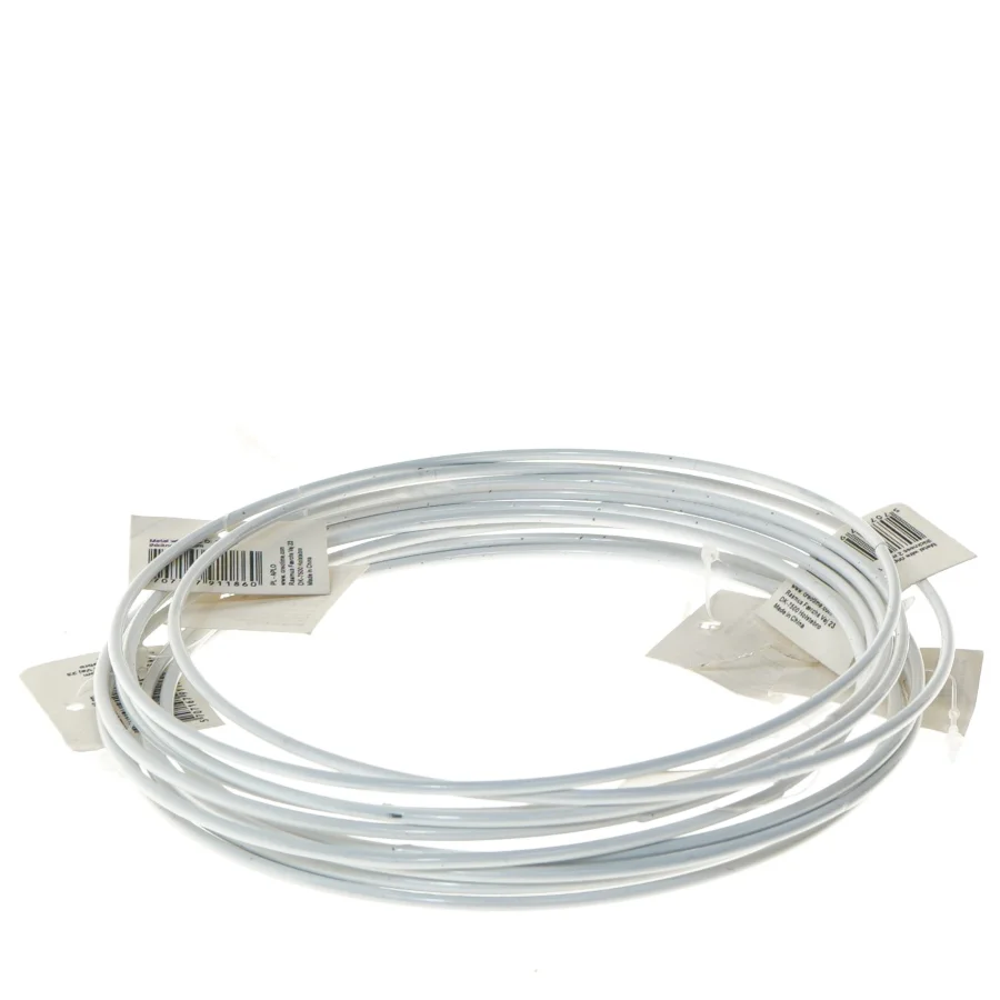 10 stk hvide  metalringe (str. Ø 15 cm)