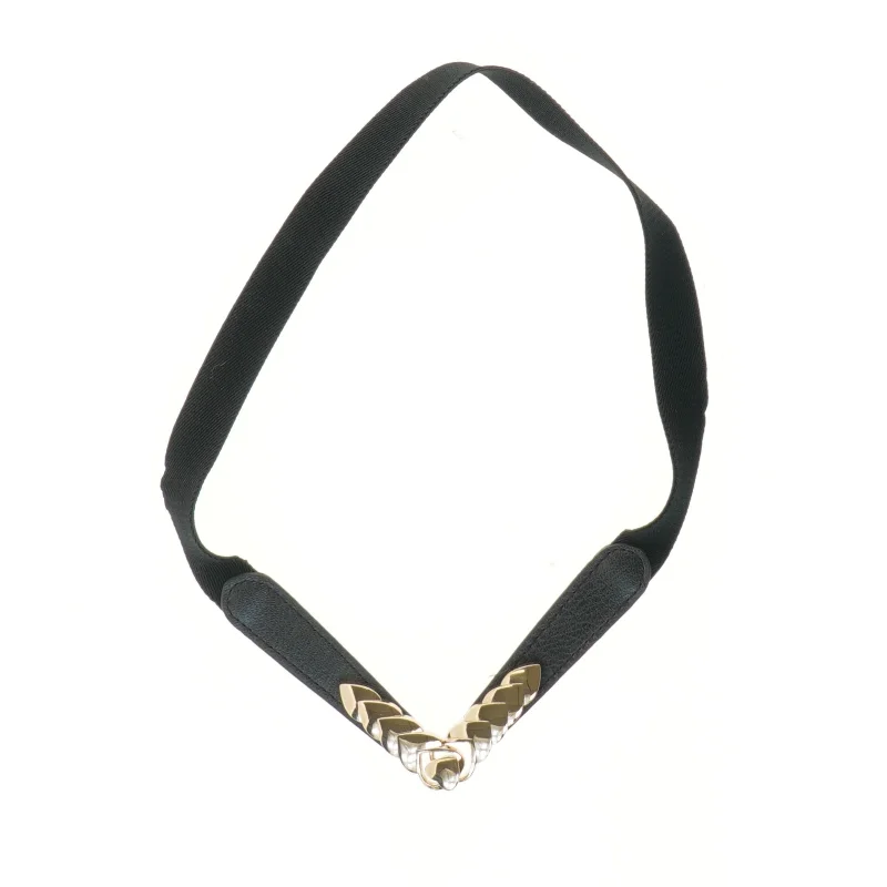 Elastisk bælte med metalspænde (str. 68 cm)