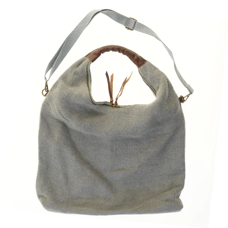 Stor vintage skuldertaske (str. 65x50 cm)