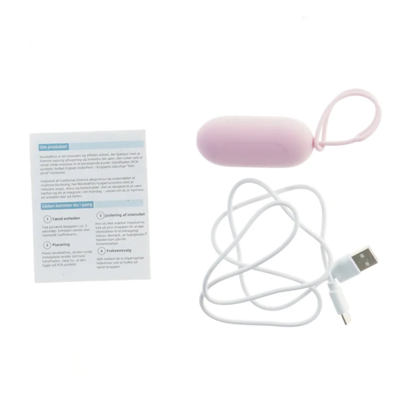 Elektrisk akupressur massage til søvn/stress/mv(str. 7,5 cm)