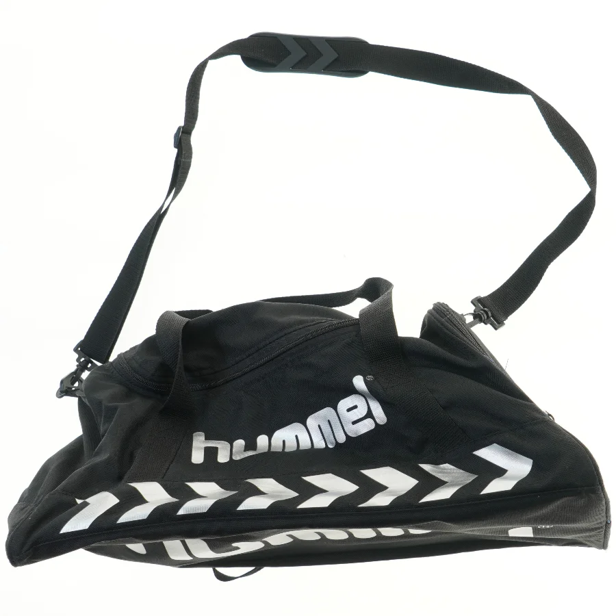 Sort sportstaske fra Hummel (str. 51x30 cm)