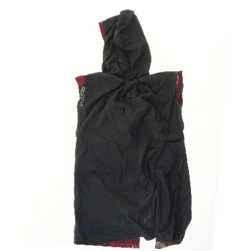 Vendbar vest med hætte til rollespil mv (str. bryst 50 cm, længde 75 cm)