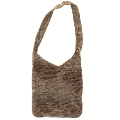 Strikket skuldertaske fra Thesak (str. 40x30 cm)