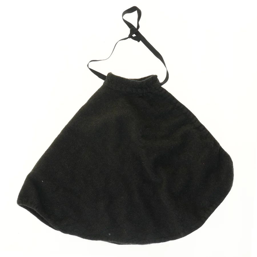 Sort uld kappe (str. 100x50 cm)