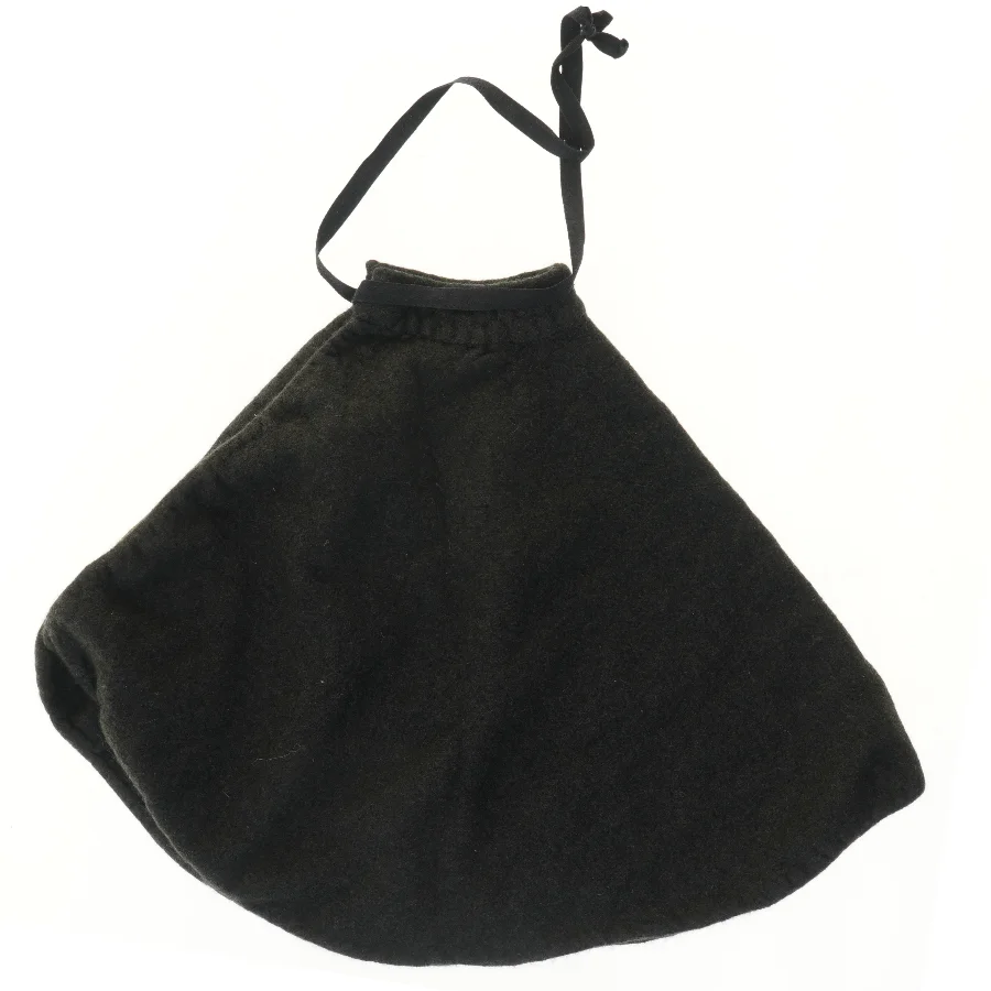 Sort uld kappe (str. 100x50 cm)