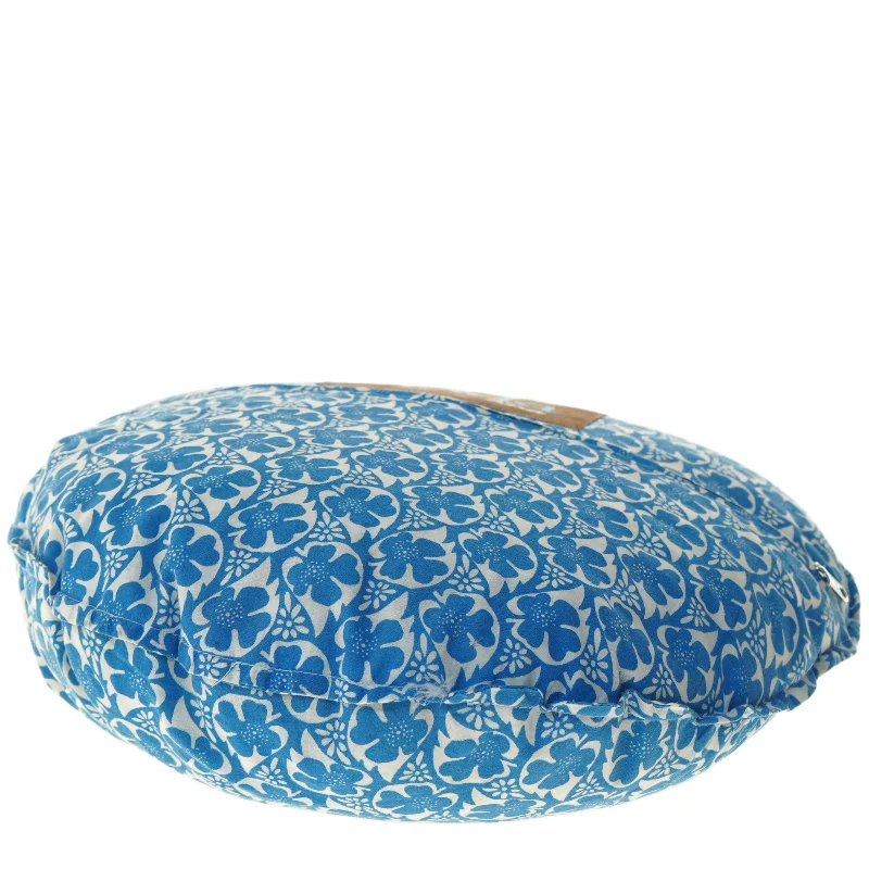 Rund pude med blomstermønster fra Udda Tina (str. Ø 37 cm)