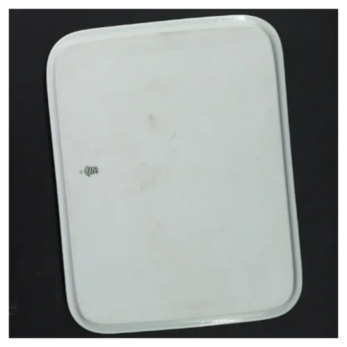 Rektangulær porcelæns skål (str. 24x18x2 cm)