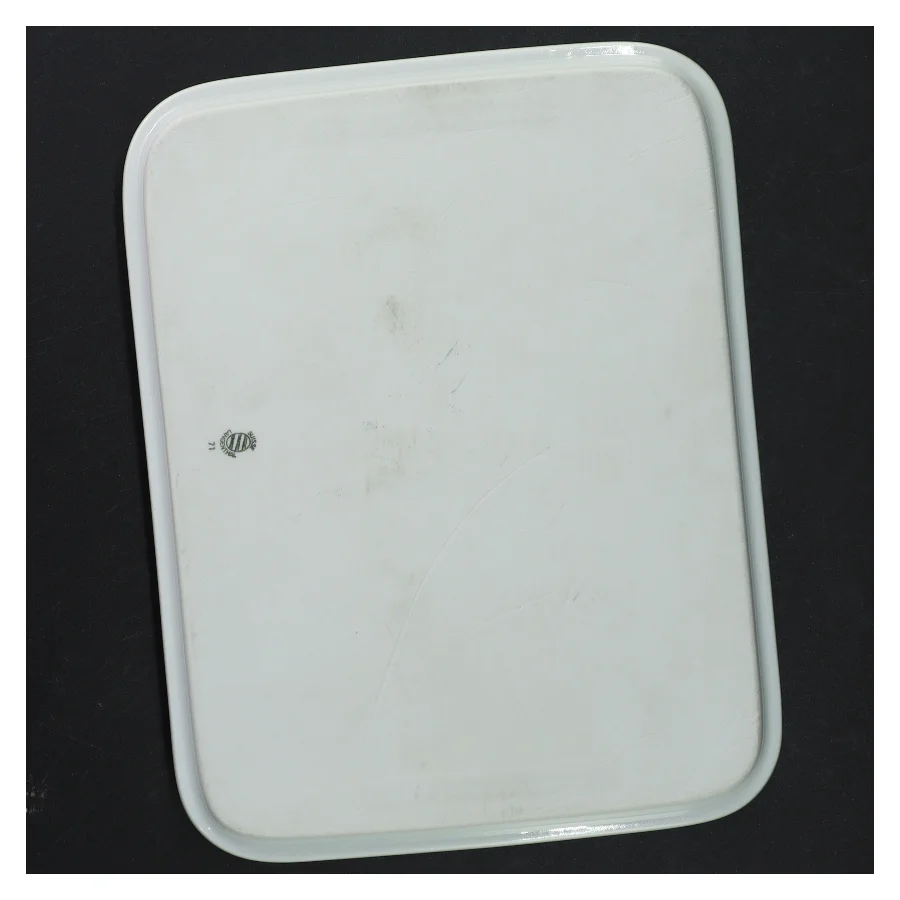 Rektangulær porcelæns skål (str. 24x18x2 cm)