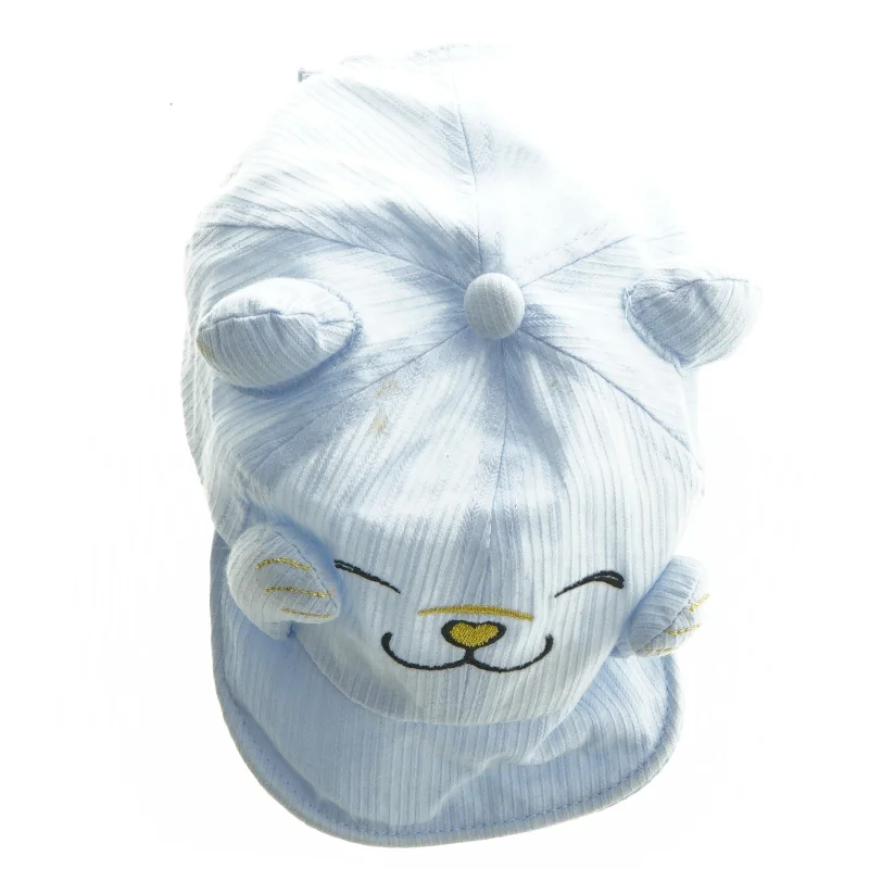 Børnehat med bjørneansigt (str. Ø 17 cm)
