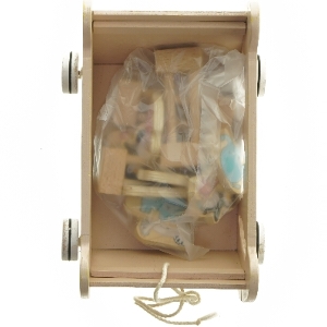 Træ Noah's Ark legetøj fra Magni (str. 25x15x20 cm)