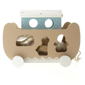 Træ Noah's Ark legetøj fra Magni (str. 25x15x20 cm)