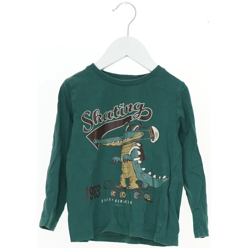 Langærmet T-shirt med krokodillemotiv fra Name It (str. 104)