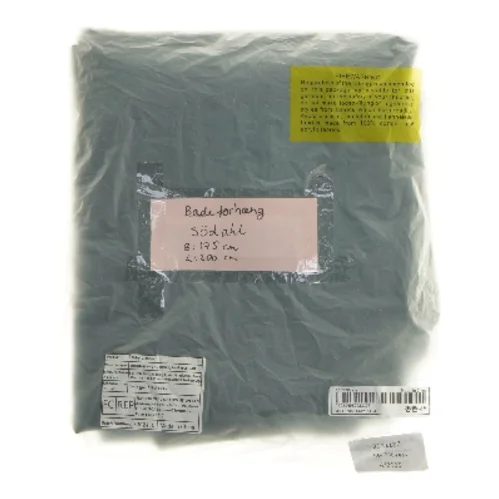 Badeforhæng sort 175x200 cm fra Södahl (str. 175x200 cm)