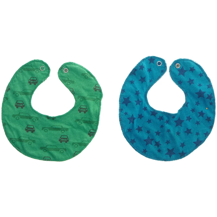 Sæt af babylegetøj hagesmække (str. 20x19,5 cm)