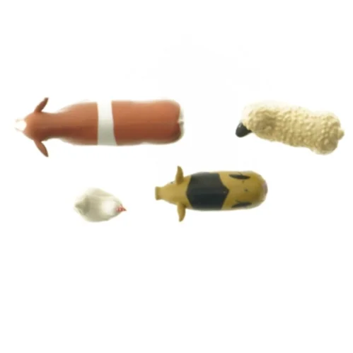 Sæt af bondegårdsdyr figurer (str. 12,5 cm)