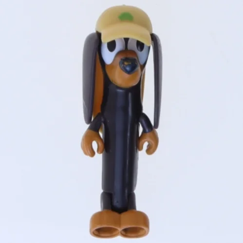 Hundefigur med cap (str. 6,5 cm)