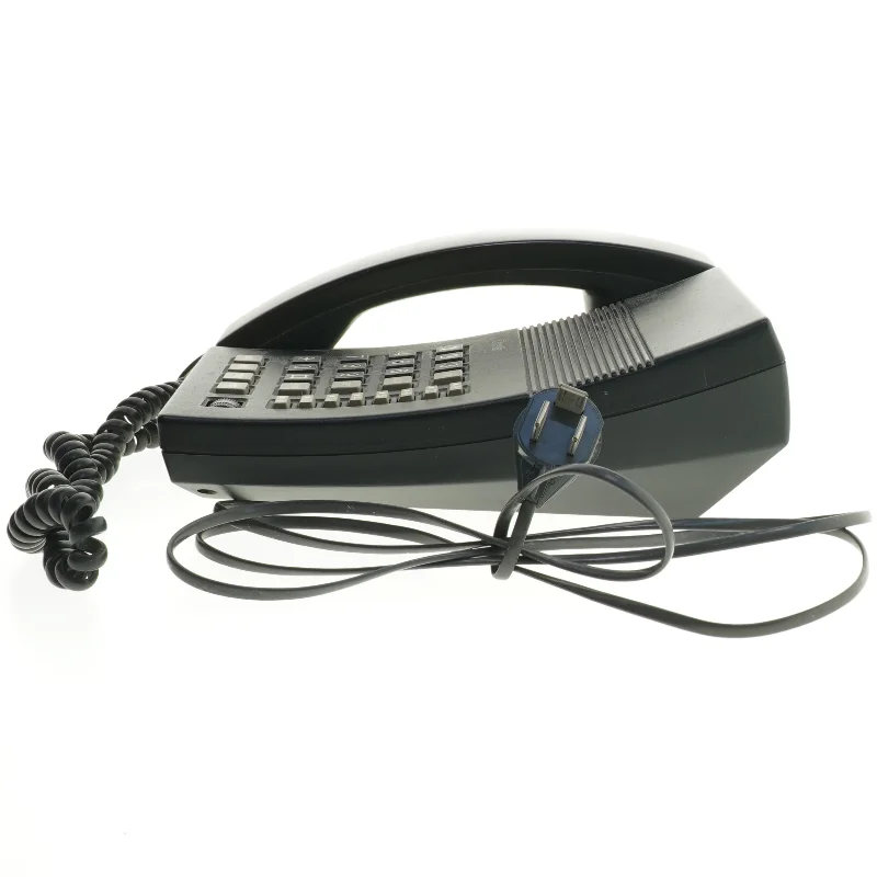 Sort fastnettelefon fra Comet (str. 22x20 cm)