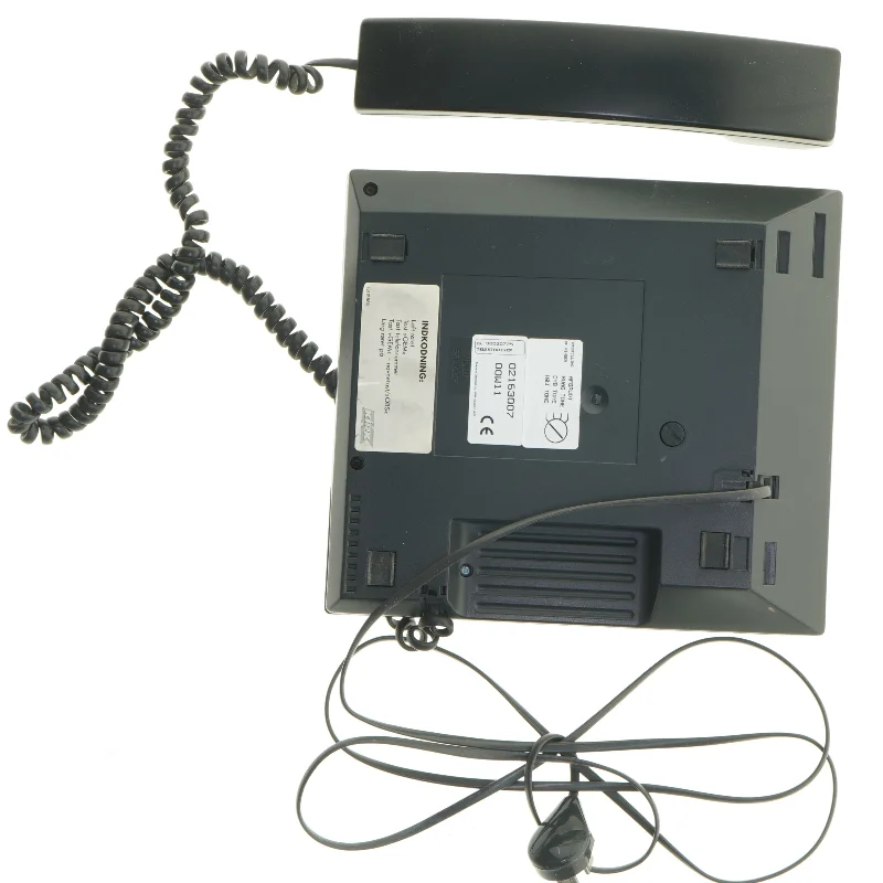 Sort fastnettelefon fra Comet (str. 22x20 cm)