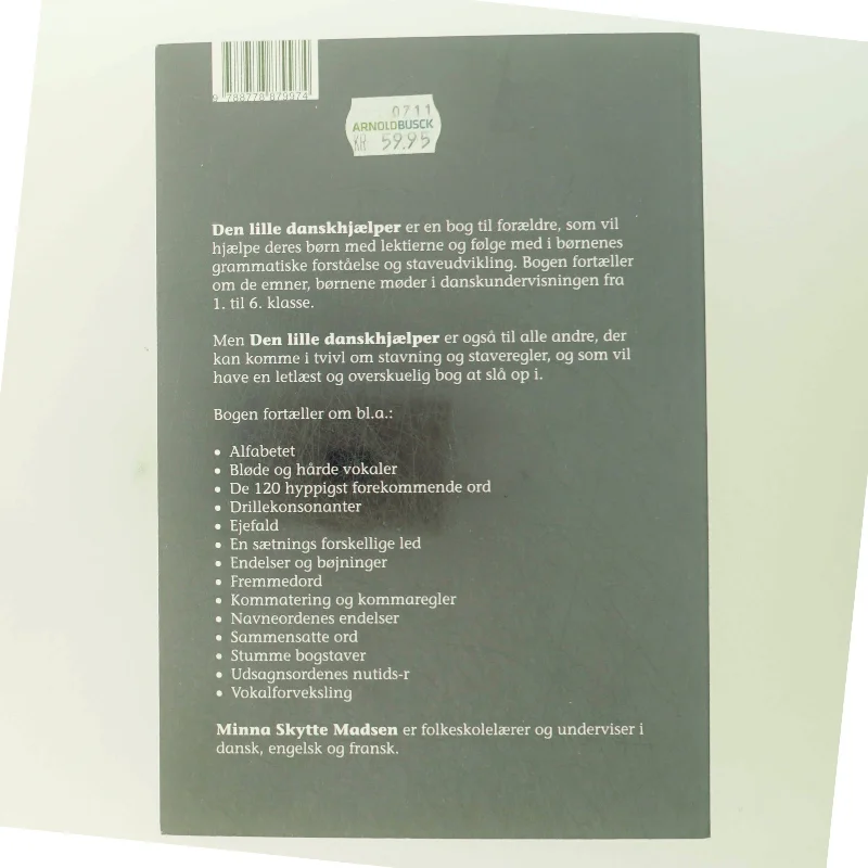 Den lille danskhjælper af Minna Skytte Madsen (Bog)