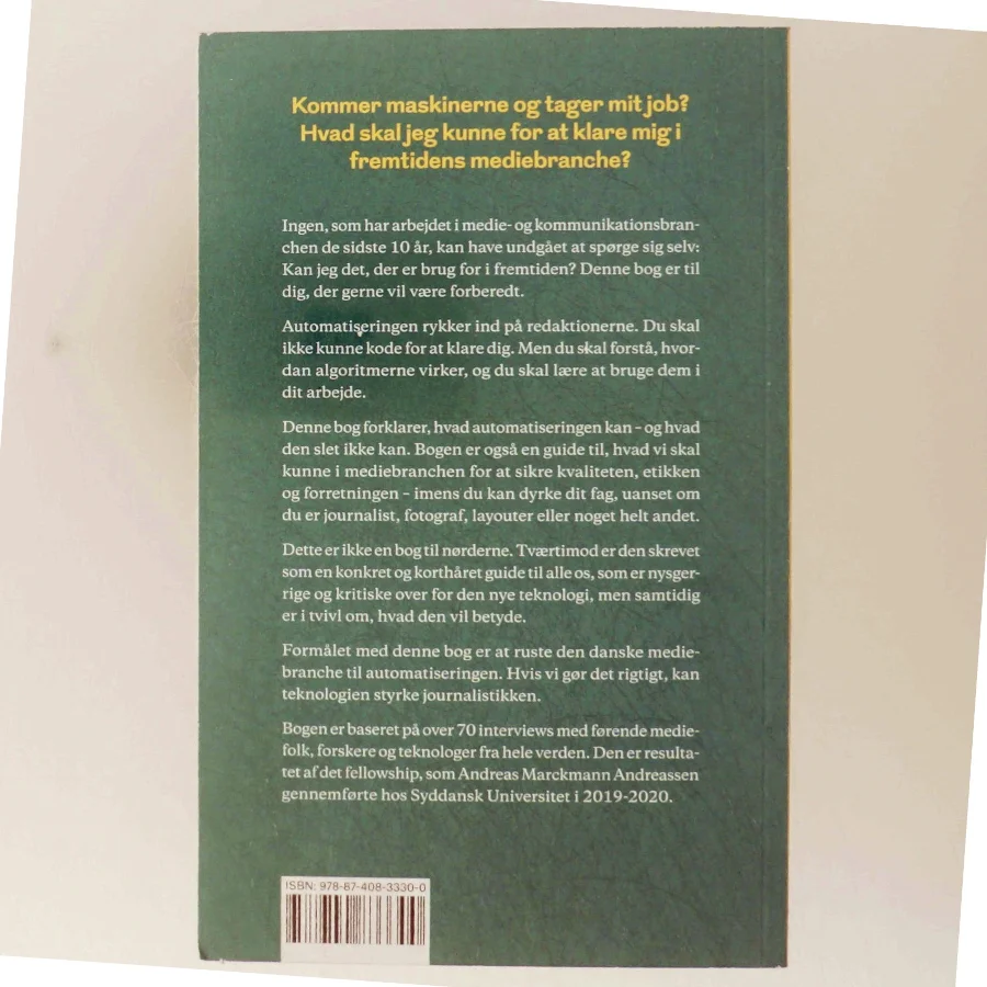 Sådan forandrer automatisering medierne - en guide til dig i mediebranchen (Bog)