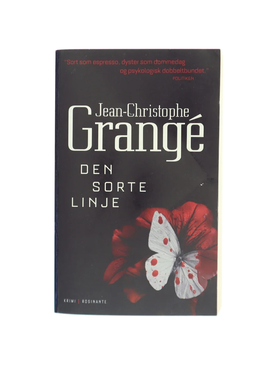 Forsiden af Den sorte linje (La Ligne noire) af Jean-Christophe Grangé